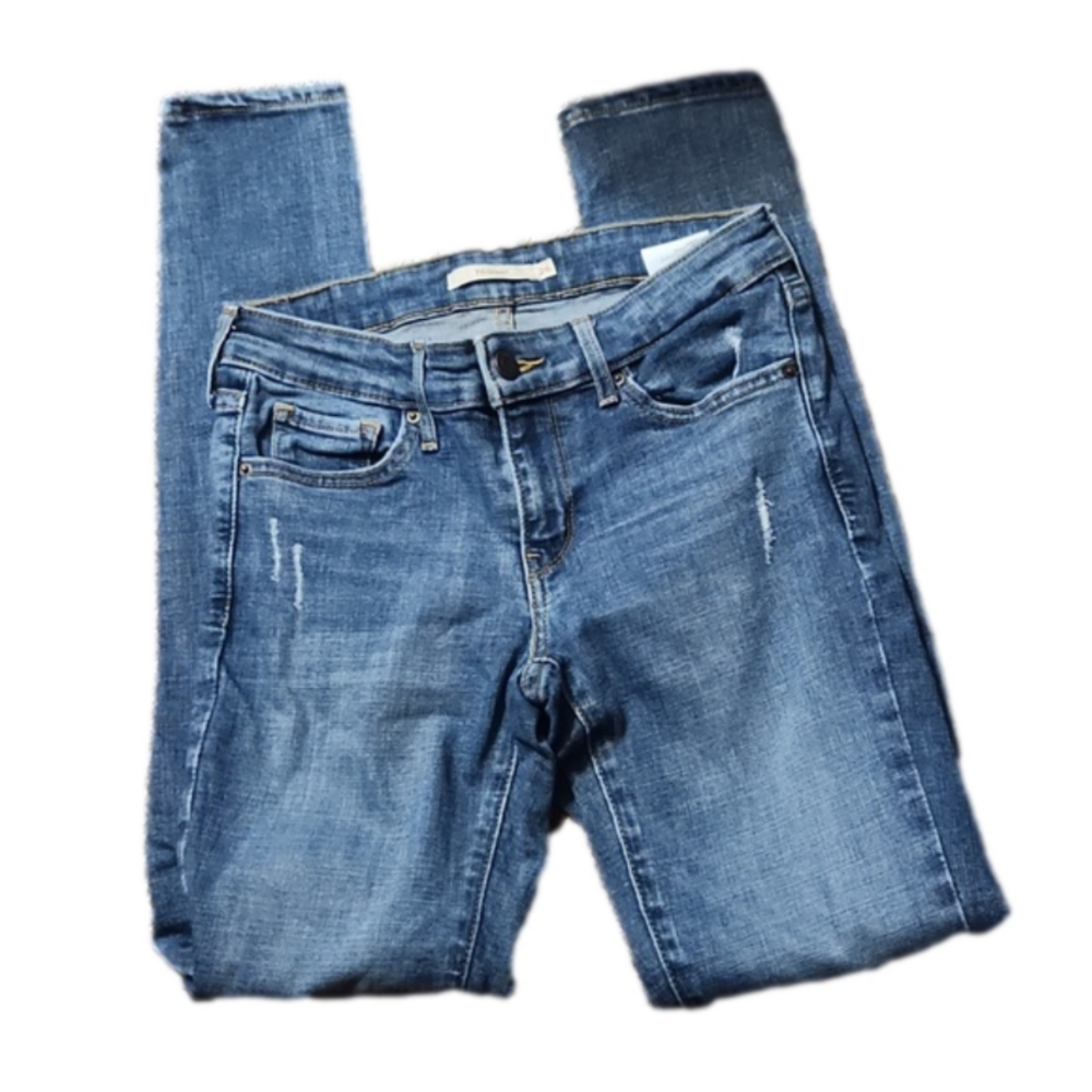 Levi's Skinny Jeans Distressed Stretch Size 26
